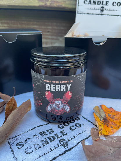 Derry - Stephen King's IT 8 Ounce Soy Wax Candle